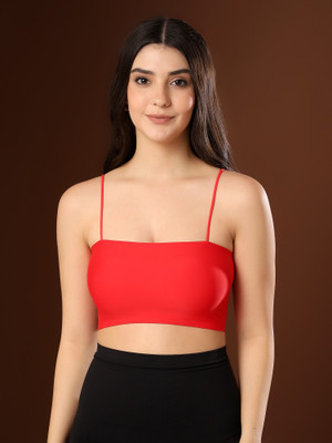 Paavki Casual Solid Women Red Top