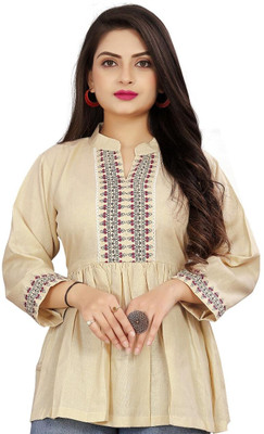 Manya Creation Casual Printed Women Multicolor Top