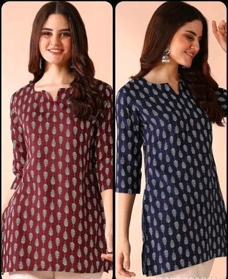 VHCK ENTERPRISE Formal Printed Women Multicolor Top