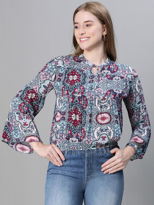 OXOLLOXO Casual Printed Women Multicolor Top