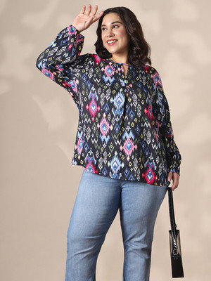 Globus Casual Printed Women Multicolor Top