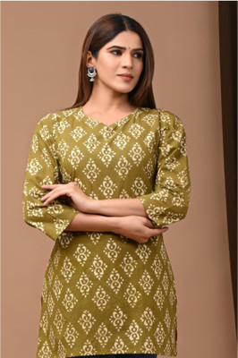 craftwell studio Casual Self Design Women Yellow Top