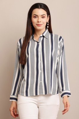 BabeCollection Casual Striped Women Multicolor Top