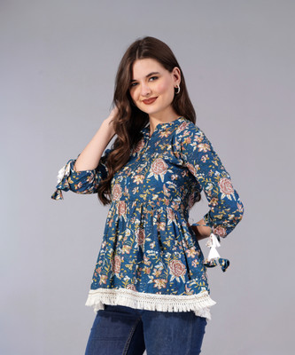 Royal Marque Casual Printed Women Multicolor Top