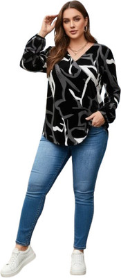 Pinacolada Women Solid Casual Black Shirt