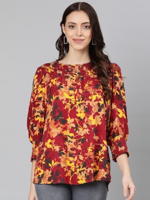 OXOLLOXO Casual Printed Women Multicolor Top