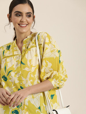 Kavisaa Casual Printed Women Multicolor Top