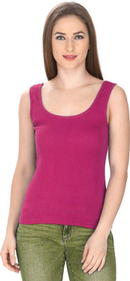 CotiQ Casual Self Design Women Pink Top