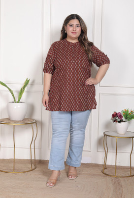 Swasti Casual Printed Women Maroon Top