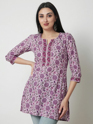 Janakdulari Creation Casual Printed Women Multicolor Top