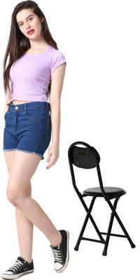 SIZI Casual Solid Women Purple Top