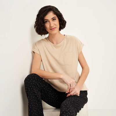 Dreamz by Pantaloons Casual Solid Women White Top