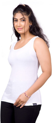Sembian Casual Solid Women White Top