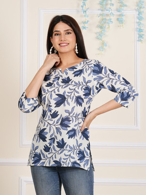 Shyam Creation Party Printed Women Multicolor Top