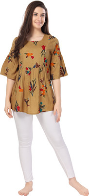 AV2 Casual Printed Women Multicolor Top