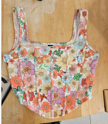 Cozynest Casual Floral Print Women Multicolor Top