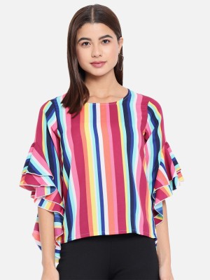 ALL WAYS YOU Casual Striped Women Multicolor Top