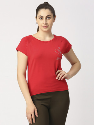 Lovable Casual Printed Women Red Top