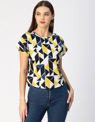 moomaya Casual Printed Women Multicolor Top