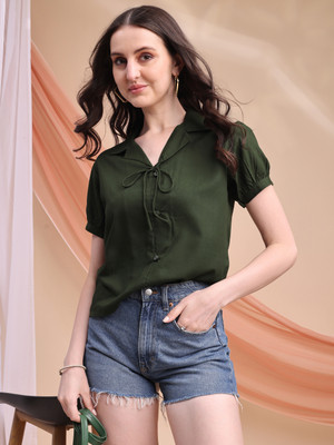 Kinjo Formal Solid Women Multicolor Top