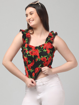 clobug Casual Printed Women Multicolor Top