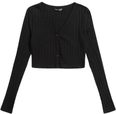 Trendystar Casual Self Design Women Black Top