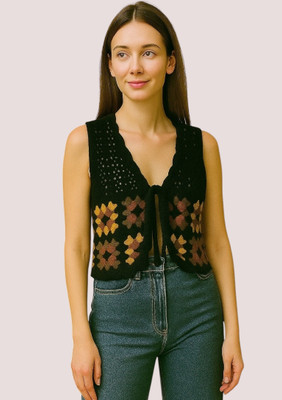 Epicedesigns Casual Solid Women Black Top