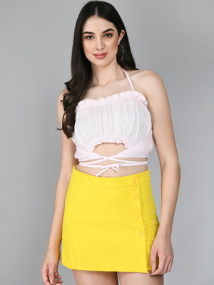 PRETTY LOVING THING Casual Solid Women Pink Top