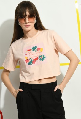 Raffaella Party Printed Women Pink Top