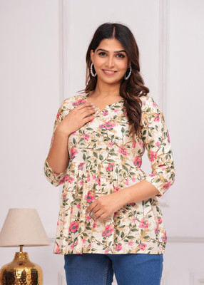 Shyam Fashion Style Casual Printed Women Multicolor Top