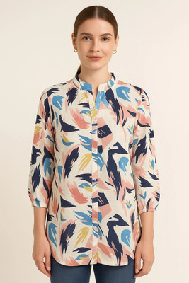 GLENZI Casual Printed Women Multicolor Top