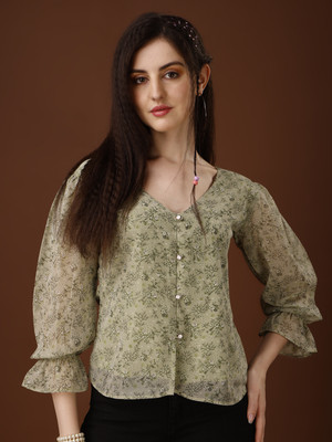 Fashion2wear Casual Printed Women Multicolor Top