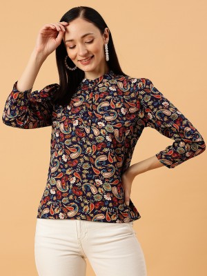 Neesh Casual Printed Women Multicolor Top