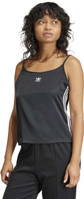 ADIDAS Casual Printed Women Black Top