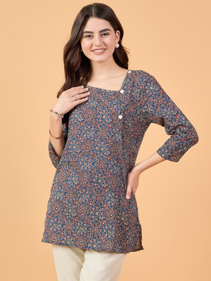 Neesh Casual Self Design Women Multicolor Top