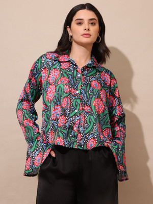 PURVAJA Casual Printed Women Multicolor Top