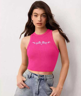 Anantadrishti Casual Self Design Women Pink Top