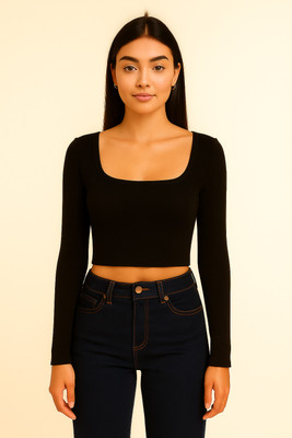 ZEROZABAR Casual Solid Women Multicolor Top