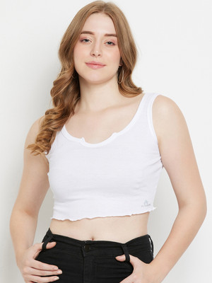 Ds Fashion Casual Self Design Women White Top