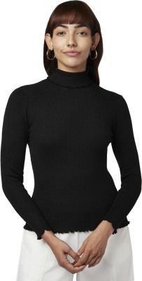 Honey By Pantaloons Casual Solid Women Black Top