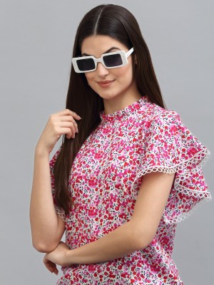 Style Quotient Casual Floral Print Women Multicolor Top