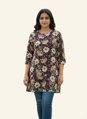 VD PRINTS Casual Printed Women Multicolor Top