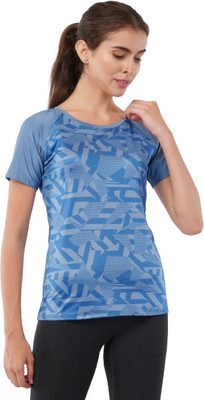 INDIAN HAWK Casual Printed Women Blue Top