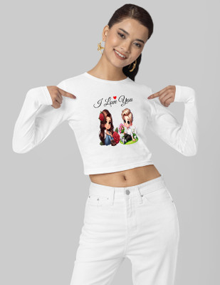 VEKTEK Casual Graphic Print Women White, Multicolor Top