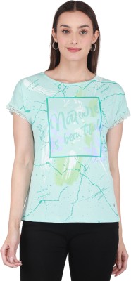 MONTE CARLO Casual Printed Women Blue Top