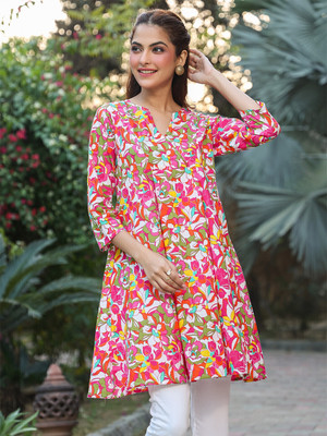 Janasya Casual Printed Women Multicolor Top
