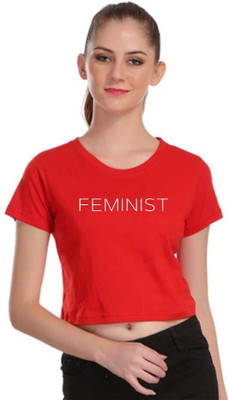 ANURUPAM FASHION Casual Printed Women Red Top