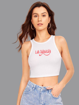 Tabadtod Casual Printed Women White Top