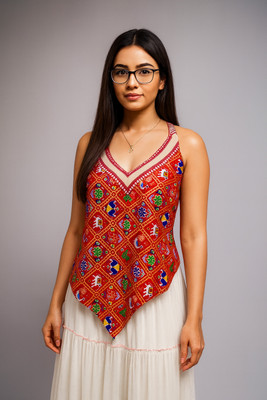 NRTFASHION Party Printed Women Pink Top