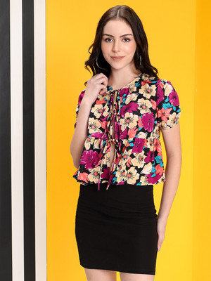 KOTTY Casual Printed Women Multicolor Top